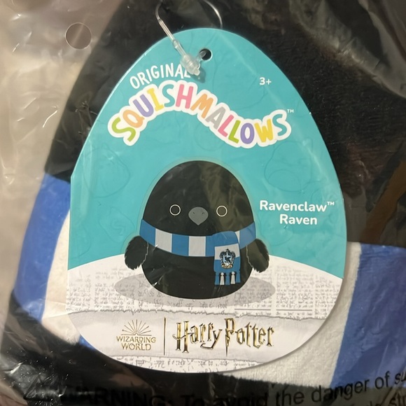 Squishmallow NWT Ravenclaw Raven Harry Potter - Picture 4 of 4